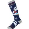 imageZando Kids Ski Socks Winter Warm Socks Thermal Hiking Snowboarding Socks Thick Boot Socks for Boys Girls 12 Pairs1 Pair Dark Blue