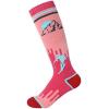 imageZando Kids Ski Socks Winter Warm Socks Thermal Hiking Snowboarding Socks Thick Boot Socks for Boys Girls 12 Pairs2 Pairs Light Grey  Pink