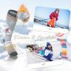 imageZando Kids Ski Socks Winter Warm Socks Thermal Hiking Snowboarding Socks Thick Boot Socks for Boys Girls 12 Pairs2 Pairs Light Grey  Pink