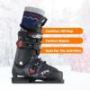 imageZando Kids Ski Socks Winter Warm Socks Thermal Hiking Snowboarding Socks Thick Boot Socks for Boys Girls 12 Pairs2 Pairs Light Grey  White Blue