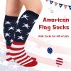 imageZando Kids Soccer Socks Knee High Sock for Boys Girls Breathable Kids Youth Baseball Socks Cotton Boys Long Tube Socks04 American Flag