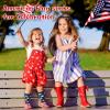 imageZando Kids Soccer Socks Knee High Sock for Boys Girls Breathable Kids Youth Baseball Socks Cotton Boys Long Tube Socks04 American Flag