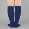 imageZando Kids Soccer Socks Knee High Sock for Boys Girls Breathable Kids Youth Baseball Socks Cotton Boys Long Tube Socks07 Navy
