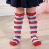 imageZando Kids Soccer Socks Knee High Sock for Boys Girls Cotton Kids Youth Baseball Socks Breathable Boys Athletic SocksRed Blue Striped