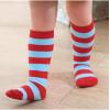 imageZando Kids Soccer Socks Knee High Sock for Boys Girls Cotton Kids Youth Baseball Socks Breathable Boys Athletic SocksRed Blue Striped