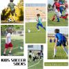 imageZando Kids Soccer Socks Youth Baseball Football Softball Socks Cotton Uniform Socks Girls Knee High SocksBlackHot PinkPink