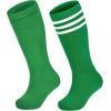 imageZando 4 Pairs Kids Soccer Socks Baseball Softball Football Socks Youth Tube Athletic Socks Boys Girls Knee High SocksGreen 4