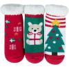 imageZando Kids Christmas Fuzzy Socks Girls Boys Thermal Thick Socks Soft Fluffy Socks Toddler Cozy Socks3 Pairs 1 Toddler