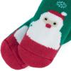 imageZando Kids Christmas Fuzzy Socks Girls Boys Thermal Thick Socks Soft Fluffy Socks Toddler Cozy SocksGreen Bear