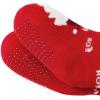 imageZando Kids Christmas Fuzzy Socks Girls Boys Thermal Thick Socks Soft Fluffy Socks Toddler Cozy SocksRed Santa Claus
