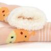 imageZando Kids Fuzzy Socks with Grips Toddler Slipper Socks Baby Christmas Socks Boys Girls Winter Socks Cozy Socks for KidsBlack Penguin Red Penguin
