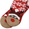 imageZando Kids Fuzzy Socks with Grips Toddler Slipper Socks Baby Christmas Socks Boys Girls Winter Socks Cozy Socks for KidsHat Elk