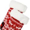 imageZando Kids Fuzzy Socks with Grips Toddler Slipper Socks Baby Christmas Socks Boys Girls Winter Socks Cozy Socks for KidsHat Elk