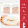 imageZando Kids Fuzzy Socks with Grips Toddler Slipper Socks Baby Christmas Socks Boys Girls Winter Socks Cozy Socks for KidsRed Penguin