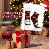 imageZando Kids Fuzzy Socks with Grips Toddler Slipper Socks Baby Christmas Socks Boys Girls Winter Socks Cozy Socks for KidsSmile Monkey