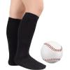 imageZando Kids Soccer Baseball Football Softball Socks Cotton Girls Knee High Socks Uniform Socks for Boys Girls 312 yearsBlack 2