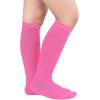 imageZando Kids Soccer Baseball Football Softball Socks Cotton Girls Knee High Socks Uniform Socks for Boys Girls 312 yearsNeon GreenHot Pink