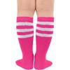 imageZando Kids Soccer Baseball Football Softball Socks Cotton Girls Knee High Socks Uniform Socks for Boys Girls 312 yearsPink 2