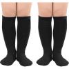 imageZando Kids Soccer Baseball Football Softball Socks Cotton Girls Knee High Socks Uniform Socks for Boys Girls 312 yearsBlack 2