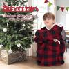 imageZando Blanket Hoodie Wearable Blanket Kids and Adult Gift Comfy Blanket Hoodie Oversized Sweatshirt Sherpa FleeceChristmas Plaid