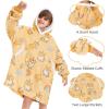 imageZando Blanket Hoodie Wearable Blanket Kids and Adult Gift Comfy Blanket Hoodie Oversized Sweatshirt Sherpa FleeceCorgi