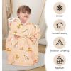 imageZando Blanket Hoodie Wearable Blanket Kids and Adult Gift Comfy Blanket Hoodie Oversized Sweatshirt Sherpa FleeceGinger Cat