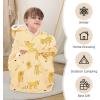 imageZando Blanket Hoodie Wearable Blanket Kids and Adult Gift Comfy Blanket Hoodie Oversized Sweatshirt Sherpa FleeceGolden Hair