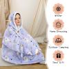 imageZando Blanket Hoodie Wearable Blanket Kids and Adult Gift Comfy Blanket Hoodie Oversized Sweatshirt Sherpa FleeceLabrador