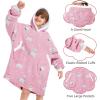 imageZando Blanket Hoodie Wearable Blanket Kids and Adult Gift Comfy Blanket Hoodie Oversized Sweatshirt Sherpa FleecePersia