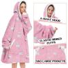 imageZando Blanket Hoodie Wearable Blanket Kids and Adult Gift Comfy Blanket Hoodie Oversized Sweatshirt Sherpa FleecePersia