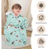 imageZando Blanket Hoodie Wearable Blanket Kids and Adult Gift Comfy Blanket Hoodie Oversized Sweatshirt Sherpa FleeceShepherd
