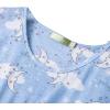 imageZando Night Gowns for Adult Women Night Gown Womens Nightgowns ampamp Sleepshirts Cotton Nightgowns for Women NightgownBlue Moon