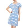 imageZando Night Gowns for Adult Women Night Gown Womens Nightgowns ampamp Sleepshirts Cotton Nightgowns for Women NightgownBlue Moon