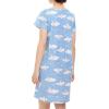 imageZando Night Gowns for Adult Women Night Gown Womens Nightgowns ampamp Sleepshirts Cotton Nightgowns for Women NightgownBlue Moon