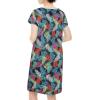imageZando Night Gowns for Adult Women Night Gown Womens Nightgowns ampamp Sleepshirts Cotton Nightgowns for Women NightgownColorful Leaf