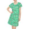 imageZando Night Gowns for Adult Women Night Gown Womens Nightgowns ampamp Sleepshirts Cotton Nightgowns for Women NightgownGreen Flamingos