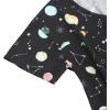 imageZando Pajamas for Women 2 Piece Lounge Sets Cartoon Pajama Set Sleep Matching Sets with Pants Capri PJS Print SleepwearBlack Planet