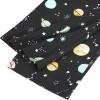 imageZando Pajamas for Women 2 Piece Lounge Sets Cartoon Pajama Set Sleep Matching Sets with Pants Capri PJS Print SleepwearBlack Planet