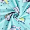 imageZando Pajamas for Women 2 Piece Lounge Sets Cartoon Pajama Set Sleep Matching Sets with Pants Capri PJS Print SleepwearBlue Green Owl