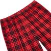 imageZando Pajamas for Women 2 Piece Lounge Sets Cartoon Pajama Set Sleep Matching Sets with Pants Capri PJS Print SleepwearCheckered Deer