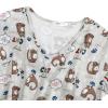 imageZando Pajamas for Women 2 Piece Lounge Sets Cartoon Pajama Set Sleep Matching Sets with Pants Capri PJS Print SleepwearCoffee Cat