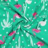 imageZando Pajamas for Women 2 Piece Lounge Sets Cartoon Pajama Set Sleep Matching Sets with Pants Capri PJS Print SleepwearFlamingo on Green