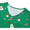 imageZando Pajamas for Women 2 Piece Lounge Sets Cartoon Pajama Set Sleep Matching Sets with Pants Capri PJS Print SleepwearGreen Bottom Man