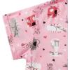 imageZando Pajamas for Women 2 Piece Lounge Sets Cartoon Pajama Set Sleep Matching Sets with Pants Capri PJS Print SleepwearPink Cat