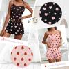 imageZando Summer Pajamas for Women Set Sexy Pajama Set for Women Cute Pajama Sets for Women Cami Top and Shorts SleepwearCat