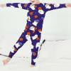 imageZando Toddler Thermal Underwear Sets for Kids Base Layer Winter Warm Toddler Long Johns for Boys Girls Long UnderwearPurpleghost