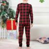 imageZando Toddler Thermal Underwear Sets for Kids Base Layer Winter Warm Toddler Long Johns for Boys Girls Long UnderwearRed Black Plaid
