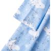 imageZando Womens Long Sleeve Nightgown Cotton Nightgowns Plus Size House Dresses Soft Ladies Night Gown Cartoon Sleep Shirt05 Long Blue Moon