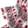 imageZando Womens Long Sleeve Nightgown Cotton Nightgowns Plus Size House Dresses Soft Ladies Night Gown Cartoon Sleep ShirtChristmas Snow Bears