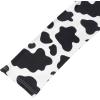imageZando Womens Long Sleeve Nightgown Cotton Nightgowns Plus Size House Dresses Soft Ladies Night Gown Cartoon Sleep ShirtCow Print
